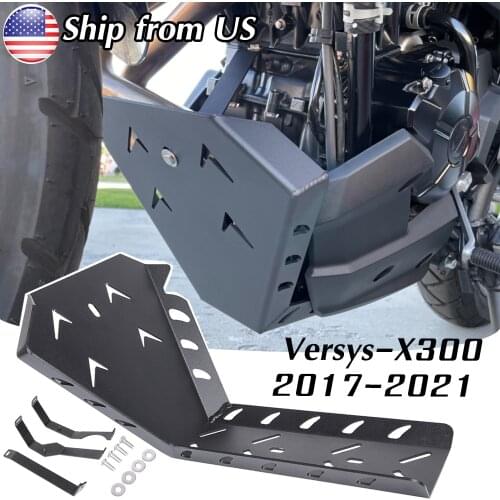 Versys X-300 Skid Plate Chassis Engine Guard Frame Protector for Kawasaki Versys-X 300 X300 KLE 300 2017 2018 2019 2020 2021