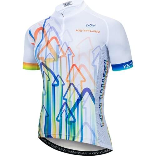 Spring Summer KEYIYUAN 2021 Color White Short Mens Mountain Bike Equipment Breathable Camisa Mtb Masculina