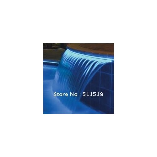 Fiber optic pool lighting kit with 20m 14mm solid core side glow cable+1pcs non-waterproof 50W LED light engine