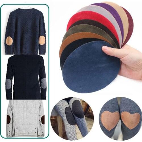 High Quality Suede Fabric Oval Patches Sew on Elbow Knee Patches Stickers Repair Sewing Fabric Bag Clothing Accessories