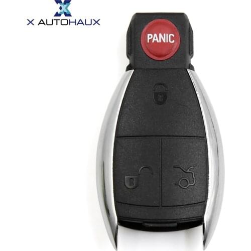 X AUTOHAUX 4 Buttons Key Fob Remote Case Shell Replacement IYZDC For Mercedes-Benz CL550 CL600 E63 AMG GL450 G55 AMG 2007-2011