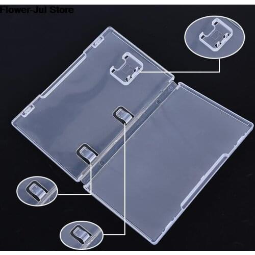 1pc Game Card Storage Case Box Transparent Cartridge Holder Shell for Switch Box Storage Shell Book Holder for Inserted Cover
