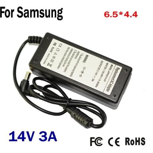 14V 3A 6.5*4.4MM 42W Replacement For Samsung Laptop AC Charger Power Adapter Input 100-240V free shipping