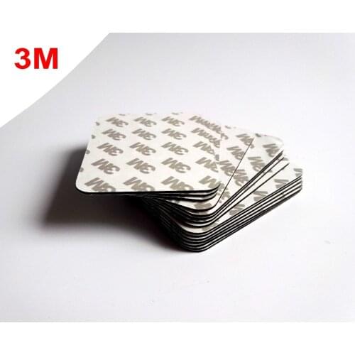 20pcs (1mm thick) 61*78mm Universal Using 3M Strong Adhesive Double Sticky Foam Sticker Pads for Office Home Car Daily Using