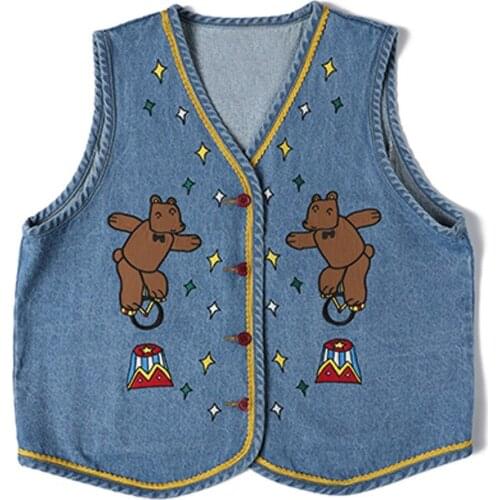 Женские джинсовые жилеты Bebobsons China At AliExpress