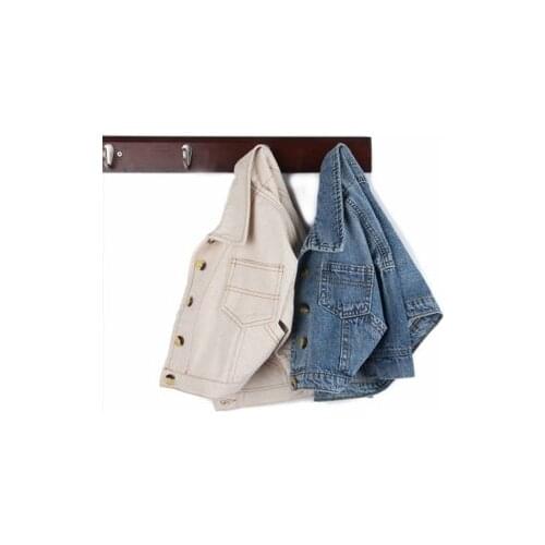 Autumn Spring Unisex Denim Jackets Fashion Korean Lapels Kids Jackets for Girls Toddler Boys Outerwear Coats 1 2 3 4 5 Years New