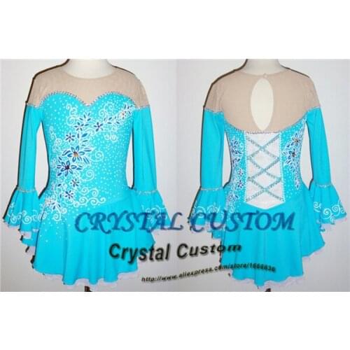 Hot Sales Figure Skating Dresses For Girls New Brand Skating Dress Competition Custom DR3210