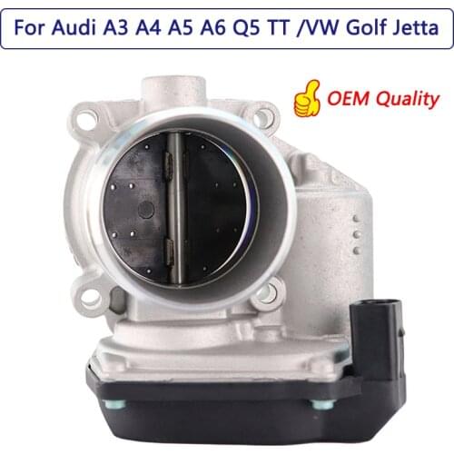 Throttle body for Audi A3 A4 A5 A6 Q5 TT VW BEETLE CC EOS GOLF GTI JETTA TIGUAN PASSAT Throttle Valve 06F133062H A2C59511705