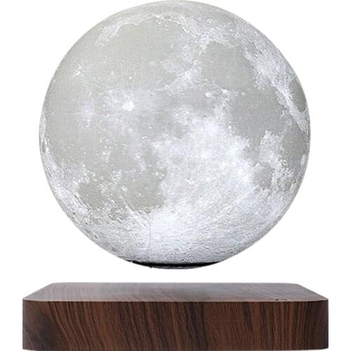 Creative Led floating moon lamp 3D printing moon lamp home furnishings night light Magnetic levitating moon lamp
