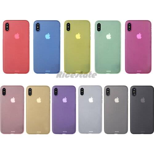 Matte Skin Case For iphone X XR XS MAX 6 7 8 Plus 11Pro Case For iphone 11 Pro Max Matte Ultra-Thin back cover Case