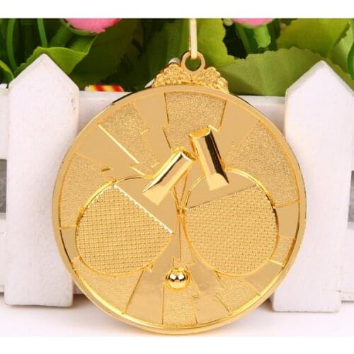 Simple style Table Tenn Medal School Sports Medal Gold Silver Bronze Motion, 6.5 cm