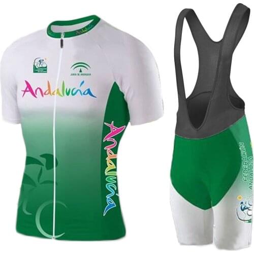 2021 New Team Andalusia Womens Cycling Jersey, Breathable Clothing for Mountain Biking, Maillot ciclismo fashion clothing