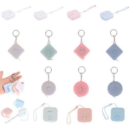 150cm/200cm Tape Measures Portable Retractable Ruler Children Height Ruler Centimeter Inch Roll Sewing Measuring Tape Tools