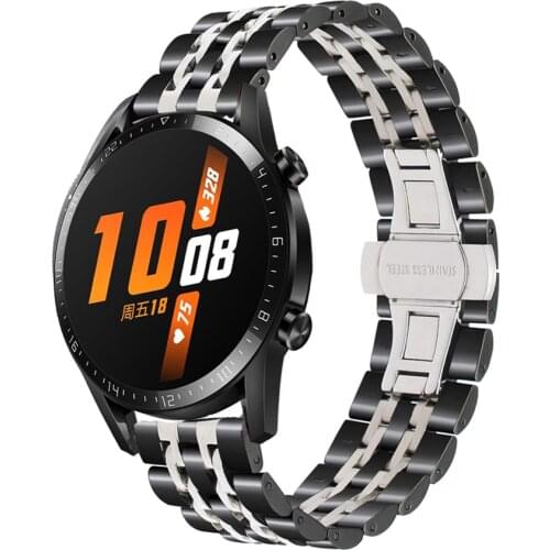 Classic Metal Stainless Steel Wrist Strap for HUAWEI WATCH GT 2 46mm gt 2e Band Bracelet Watchband for HONOR Magic 2 WristBand