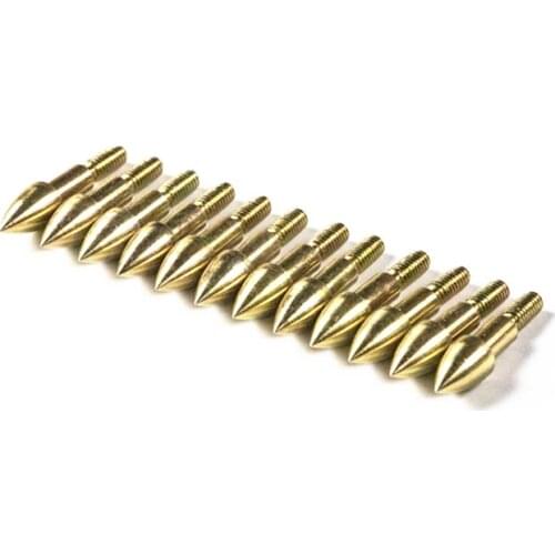 50/100 Pcs Golden Target Arrow Tip OD 7.6mm ID 6.2mm Arrow shaft For Archery Hunting