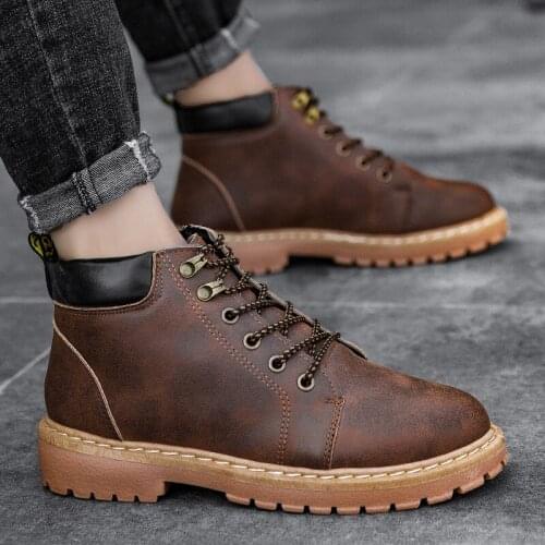Warm Mens Snow Boots Newest High Top Plus Velvet Warm Mens Casual Shoes Youth Thickening Wild Warm sneakers chaussure homme