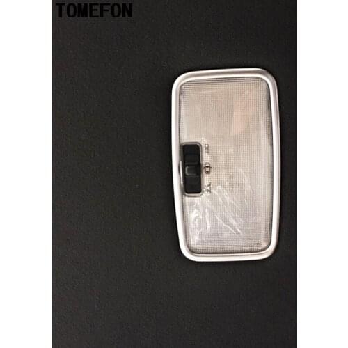 TOMEFON For Toyota C-HR CHR 2016 2017 ABS Rear Roof Reading Light Cover Frame Trim Car Interior Styling Accessiores