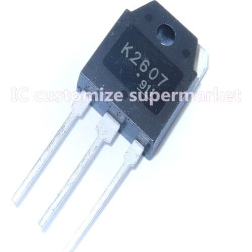 5PCS/LOT NEW K2607 2SK2607 TO-3P 800V 9A Triode transistor