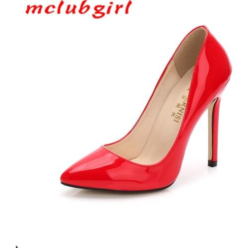 MCLUBGIR Lady Club Shoes Girls Super High Heels Pumps Fashion High Beautiful Womens Heels Stilettos High-heeled Shoes WZ