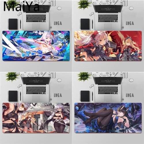 Maiya Top Quality Azur Lane Durable Rubber Mouse Mat Pad Free Shipping Large Mouse Pad Keyboards Mat