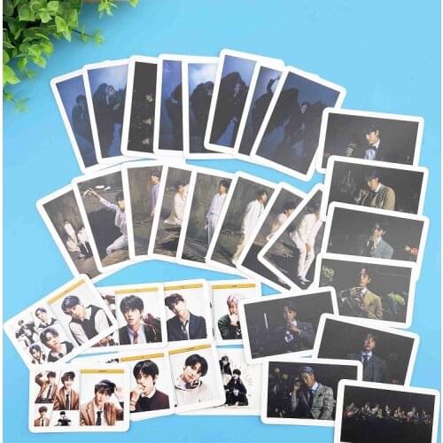 South Korean Groups K-POP Bangtan Boys Map Of The Soul 7 LOMO Cards Photo Cards Postcard JUNGKOOK Poster Fans Gift wall sticker