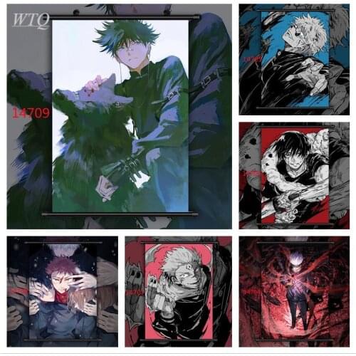 Anime Posters Jujutsu Kaisen Gojo Satoru Itadori Yuji Wall Poster Canvas Painting Wall Decor Poster Wall Art Picture Home Decor