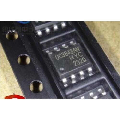 Free shipping 100PCS UC3843AN UC3843 UC3843A 3843A SOP-8