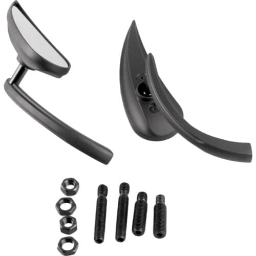 Motorcycle Rearview Side Mirrors Rear View Wing For Harley-Davidson Cruiser Chopper Models Most 8mm 10mm Cool Style