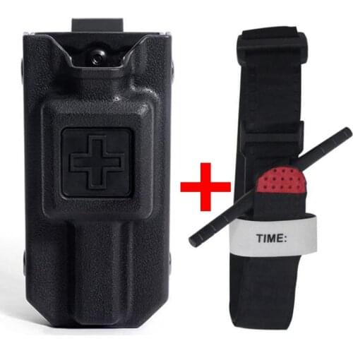 First Aid Tourniquet One-Handed Emergency Outdoor Tourniquet for Tactical Free Trauma Shear Rigid Tourniquet Case