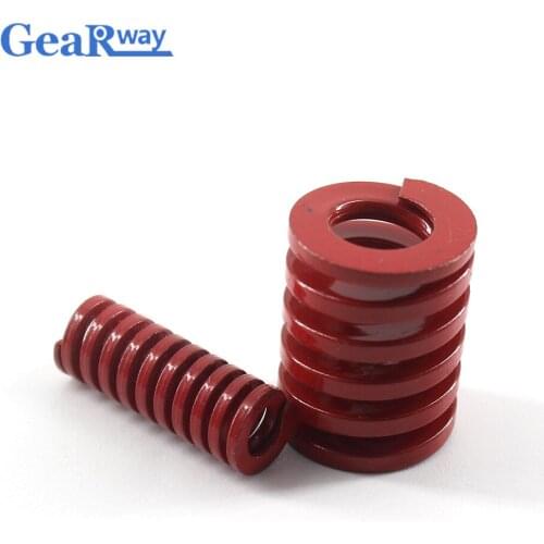 Gearway Red Die Spring Long 38% Compression Ratio Mould Spring TM27x60/27x65/27x70/27x95/27x100mm Compression Die Spring