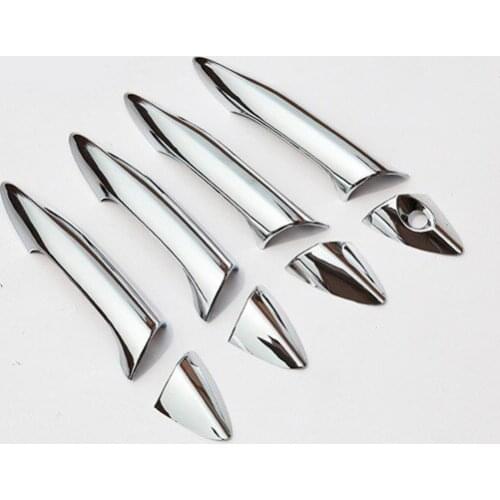 For Hyundai i30 2012 2013 2014 New Chrome Car Side Door Handle Cover Trim Sticker Free Drop Shipping 8pcs