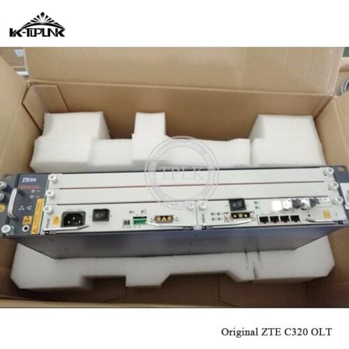 Free Shipping 1GE SMXA/1 Card OLT ZTE C320 320 GPON OLT With 110V-220V AC Power FTTH Optical Fiber Terminal Equipment