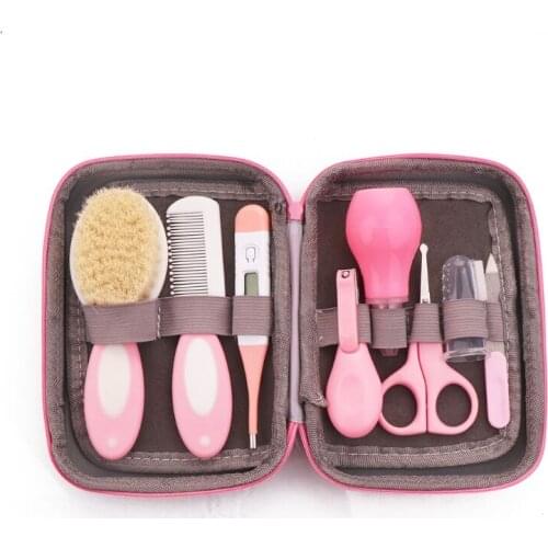 Baby Grooming Nail Clipper Comb Brush Nasal Aspirator Scissor Tweezer Toothbrush