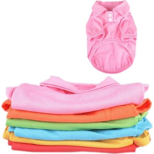 Pet Puppy Comfortable Summer Shirt for Small Dog Cat Clothes Costume Apparel T-Shirt Durable Pet Accessory