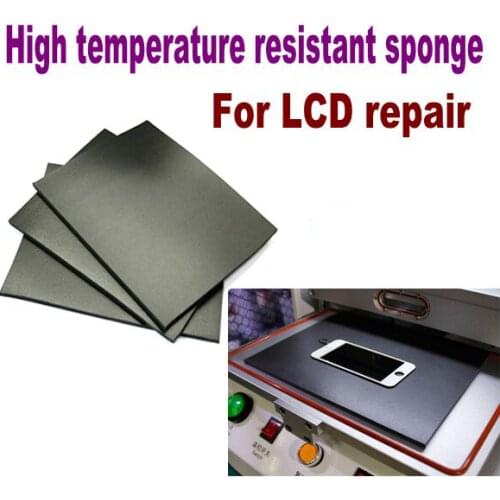 1pcs 6mm , 25cm*20cm OCA vacuum laminating machine High temperature resistant sponge Foam pad Vacuum laminating machine