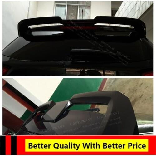 High Quality ABS Material Car Rear Wing Tail Roof Lip Spoiler ST For Escape Ford Kuga 2013-2015