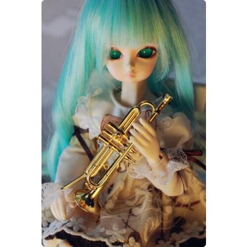 [wamami] Imitate Mini Trumpet Musical Instrumen 1/6 SD DOD AOD BJD Dollfie Outfit