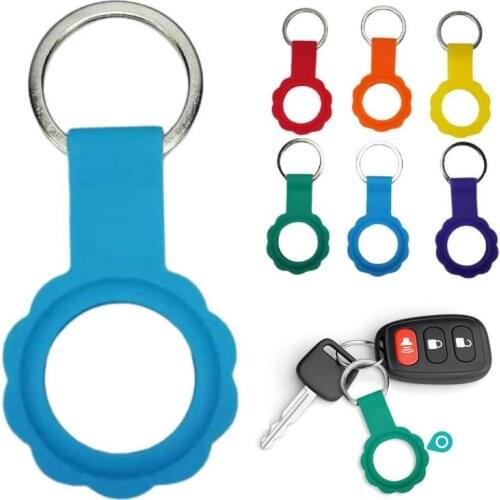 Protective Cover For Apple Airtags Silicone Case For Positioning Tracker Colors Anti-lost Protective Cover For Apple Airtags