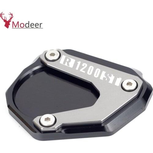 1 Piece CNC Side Kickstand Stand Extension Plate Enlarger For BMW R1200ST R 1200ST R1200 ST R 1200 ST 2003-2007 2006 2005 2004