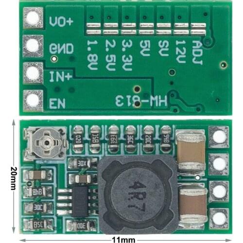 1PCS Mini DC-DC 12-24V To 5V 3A Step Down Power Supply Module Buck Converter Adjustable Efficiency 97.5