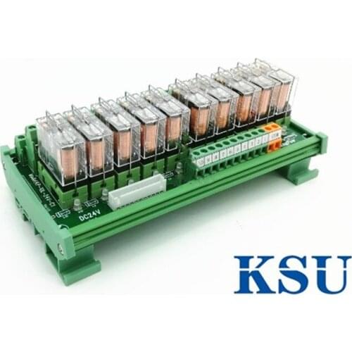 10-way relay module omron OMRON multi-channel solid state relay plc amplifier board 5A DC 24V DC 12V NPN/PNP breakout