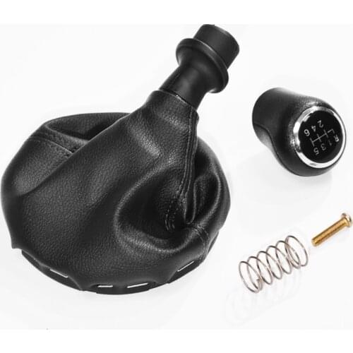 6 Speed Car Gear Shift Shifter Knob Gearstick Gaiter Boot Cover For VW Transporter T5 T5.1 Gp 2003-2011 Car Gear Accessories