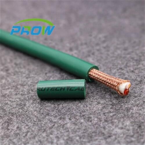 FURUTECH FA-220 PCOCC Audio signal cable Bulk Audio Wire OD9mm ID3mm Length:1meter OCC shielded wire HIFI Audio line PR