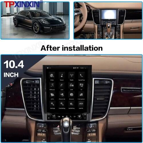 64G For Porsche Panamera 2011 2012 2013 2014 2015 2016 Android 9 Tesla Screen Car Tape Recorder Multimedia Player GPS Navigation