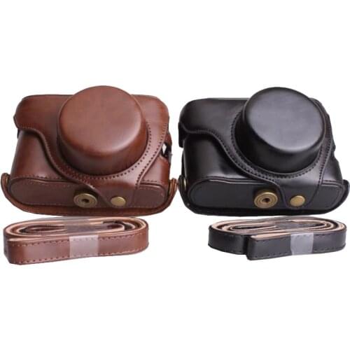 PU Leather Case Cover for Fujifilm Fuji X100F X100T Finepix X100S X100 Camera bag With Shoulder strap