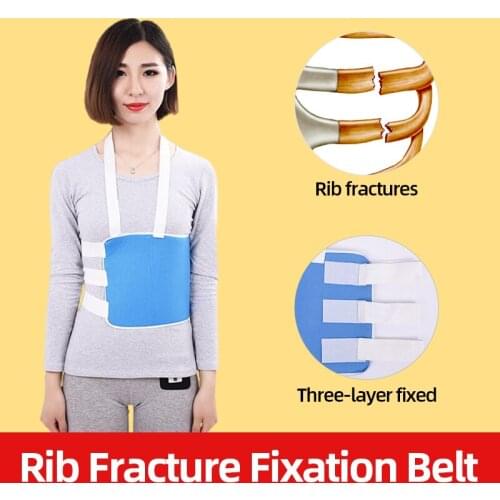 Rib Fractures Recovery Elastic Belt Thoracic Surgery Spine Fixation Brace Chest Strap Heart Bypass Surgery Support