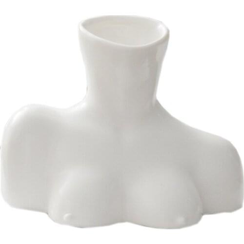 European Creative Ceramic Bust Body Art Sculpture Decoration Handicrafts Kairuitan Home Decorat Ornaments