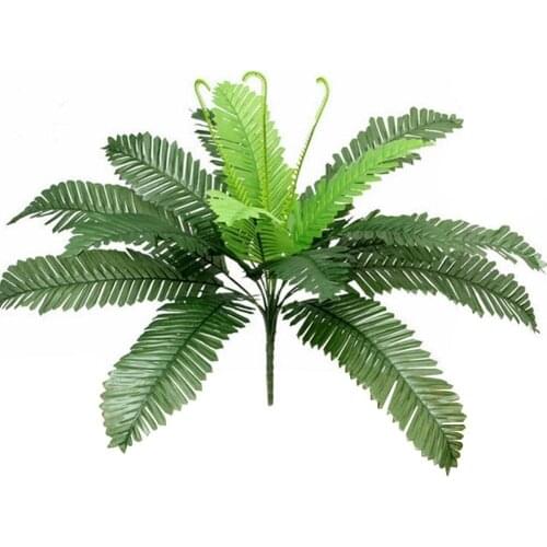 1Pc Artificial Foliage Plant Green Fern Office Home Table Garden Desktop Balcony Decor Wedding Bonsai Stage Decoration