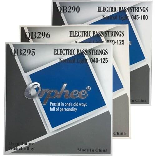 New Orphee QB295 QB296 QB290 4/5/6 Strings Electric Bass Strings bass Normal light deep timbre nickel alloy guitar Strings