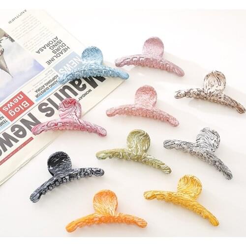 New women Watermark texture matte hairpins Hair claws girls hair accessories ladys hairclips